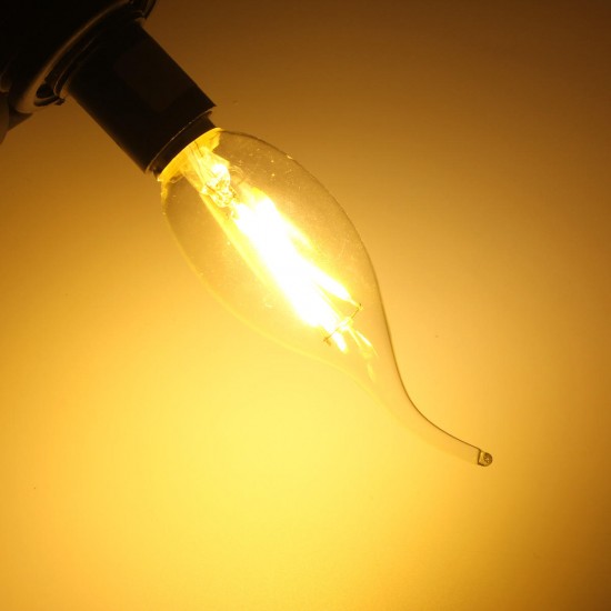 E14 2W Pure/Warm White Edison Filament LED COB Flame Lamp 85-265V E14 2W Pure/Warm White Edison Filament LED COB Flame Lamp 85-265V