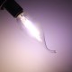 E14 2W Pure/Warm White Edison Filament LED COB Flame Lamp 85-265V