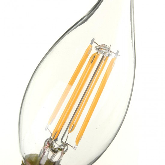 E14 4W Pure/Warm White Edison Filament LED COB Flame Lamp 220-240V E14 4W Pure/Warm White Edison Filament LED COB Flame Lamp 220-240V