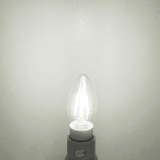 E14 4W Pure/Warm White Edison Filament LED Candle Flame Lamp 220-240V E14 4W Pure/Warm White Edison Filament LED Candle Flame Lamp 220-240V