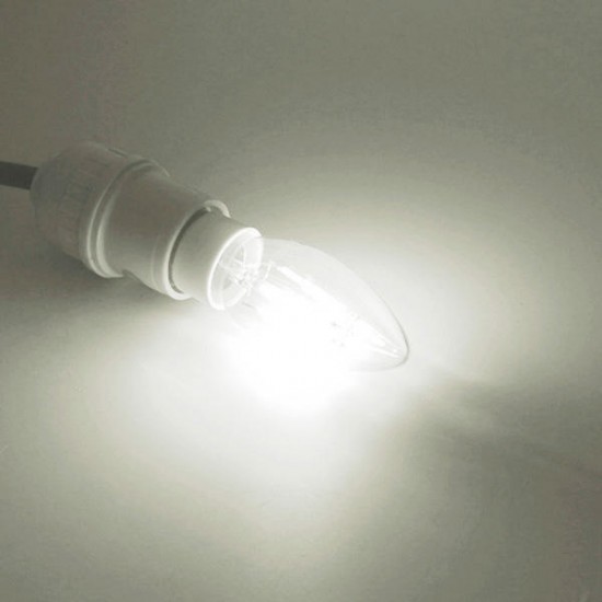 E14 4W Pure/Warm White Edison Filament LED Candle Flame Lamp 220-240V E14 4W Pure/Warm White Edison Filament LED Candle Flame Lamp 220-240V
