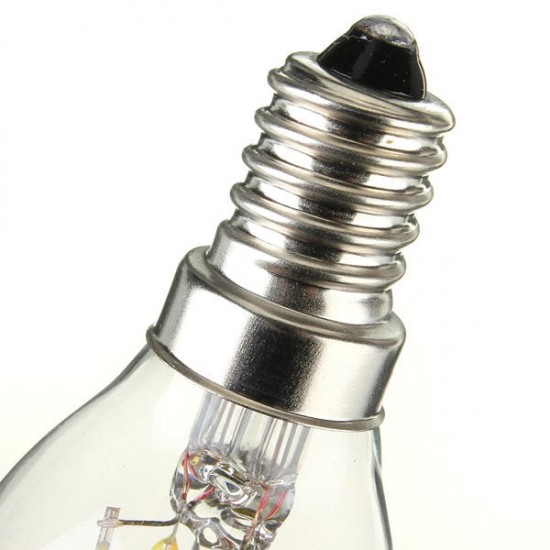 E14 4W Pure/Warm White Edison Filament LED Candle Flame Lamp 220-240V E14 4W Pure/Warm White Edison Filament LED Candle Flame Lamp 220-240V
