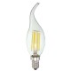 E14 6W Pure White Warm White COB Edison Filament Candle Light Bulb AC110V E14 6W Pure White Warm White COB Edison Filament Candle Light Bulb AC110V