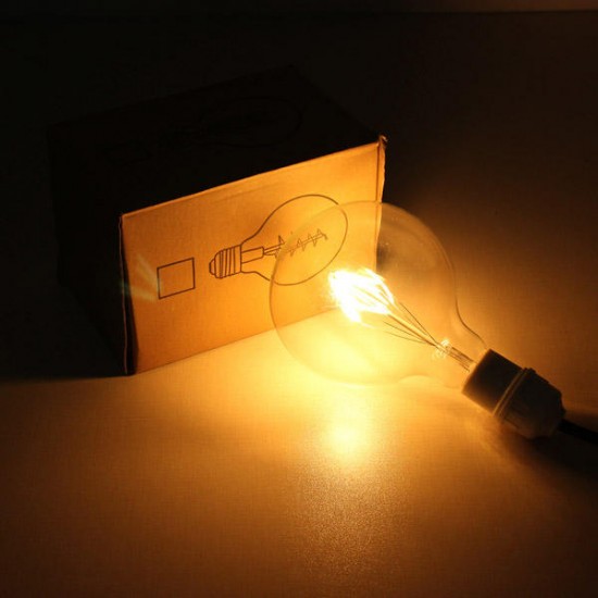 E27 175mm G125 4W Retro LED Filament Edison Lamp Light Bulb 220V E27 175mm G125 4W Retro LED Filament Edison Lamp Light Bulb 220V
