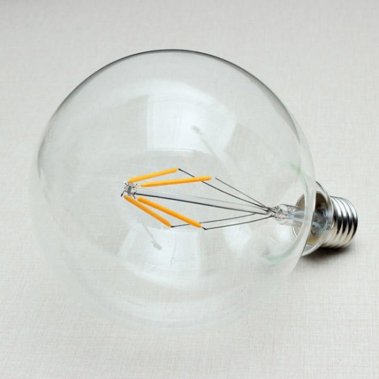 E27 175mm G125 4W Retro LED Filament Edison Lamp Light Bulb 220V E27 175mm G125 4W Retro LED Filament Edison Lamp Light Bulb 220V