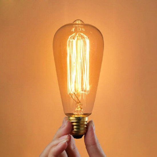 E27 25W Incandescent Bulb 220V ST64 Retro Edison Light Bulb E27 25W Incandescent Bulb 220V ST64 Retro Edison Light Bulb