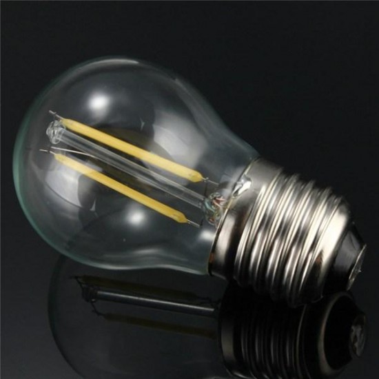 E27 2W White/Warm White COB LED Filament Retro Edison Bulbs 85-265V