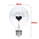 E27 3W Edison Bulbs I Love You Shaped Decorative Light Bulb 220V