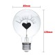 E27 3W Edison Bulbs I Love You Shaped Decorative Light Bulb 220V E27 3W Edison Bulbs I Love You Shaped Decorative Light Bulb 220V