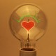 E27 3W Edison Bulbs I Love You Shaped Decorative Light Bulb 220V