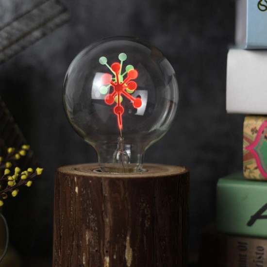 E27 3W G80 Snowflake Non-Dimmable Red&Green Christmas Incandescent Light Bulb AC220-240V E27 3W G80 Snowflake Non-Dimmable Red&Green Christmas Incandescent Light Bulb AC220-240V