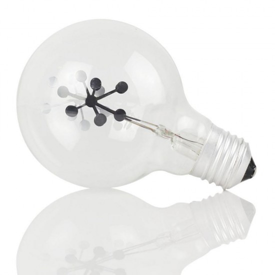 E27 3W G80 Snowflake Non-Dimmable Red&Green Christmas Incandescent Light Bulb AC220-240V E27 3W G80 Snowflake Non-Dimmable Red&Green Christmas Incandescent Light Bulb AC220-240V
