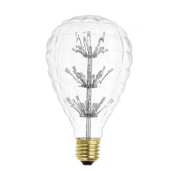 E27 3W Vintage Edison Warm White Holiday Democratic Light Bulb for Party Christmas AC85-265V