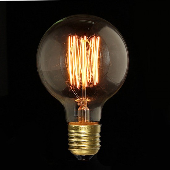 E27 40W G80 Ampul Filament Edison Incandescence Retro Lamp 220V