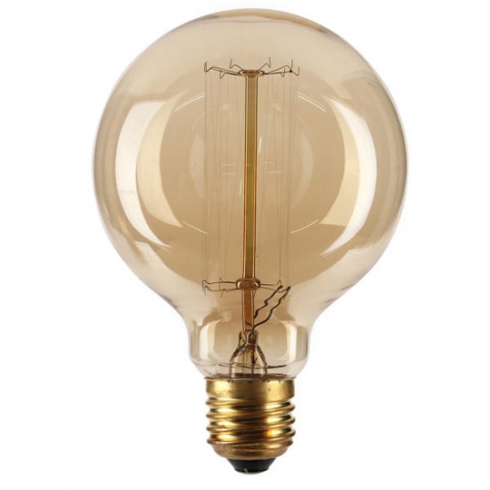 E27 40W G95 19 Anchors Vintage Antique Edison Style Carbon Filamnet Clear Glass Bulb 110/220V