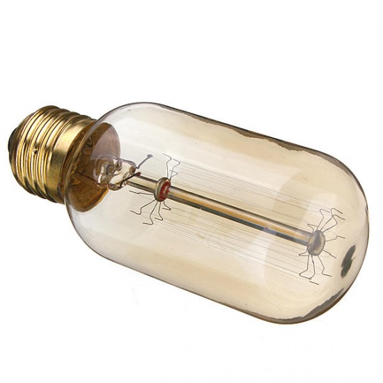 E27 40W Vintage Antique Edison Incandescent Bulb Clear Glass 110V E27 40W Vintage Antique Edison Incandescent Bulb Clear Glass 110V