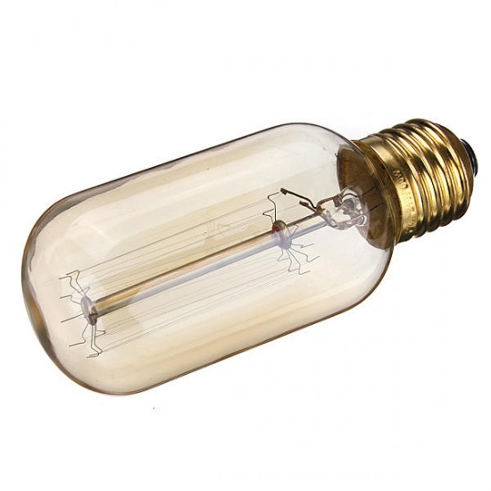 E27 40W Vintage Antique Edison Incandescent Bulb Clear Glass 110V