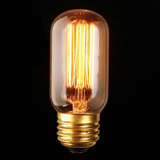 E27 40W Vintage Antique Edison Incandescent Bulb Clear Glass 110V E27 40W Vintage Antique Edison Incandescent Bulb Clear Glass 110V