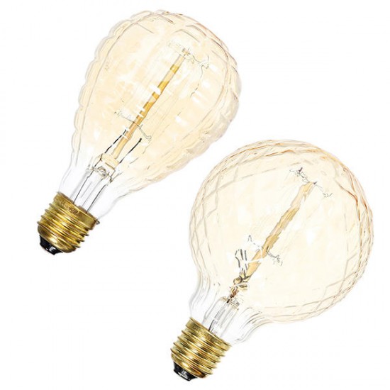 E27 40W Warm White Pineapple Fire Balloon Retro Vintage Edison Global Incandescent Light Bulb AC220V E27 40W Warm White Pineapple Fire Balloon Retro Vintage Edison Global Incandescent Light Bulb AC220V