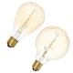 E27 40W Warm White Pineapple Fire Balloon Retro Vintage Edison Global Incandescent Light Bulb AC220V