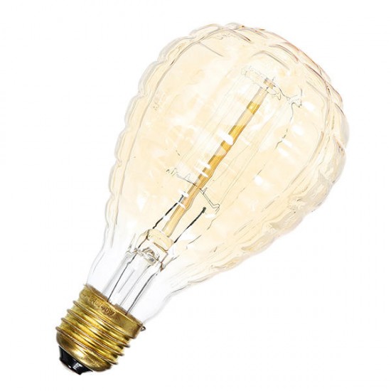 E27 40W Warm White Pineapple Fire Balloon Retro Vintage Edison Global Incandescent Light Bulb AC220V E27 40W Warm White Pineapple Fire Balloon Retro Vintage Edison Global Incandescent Light Bulb AC220V