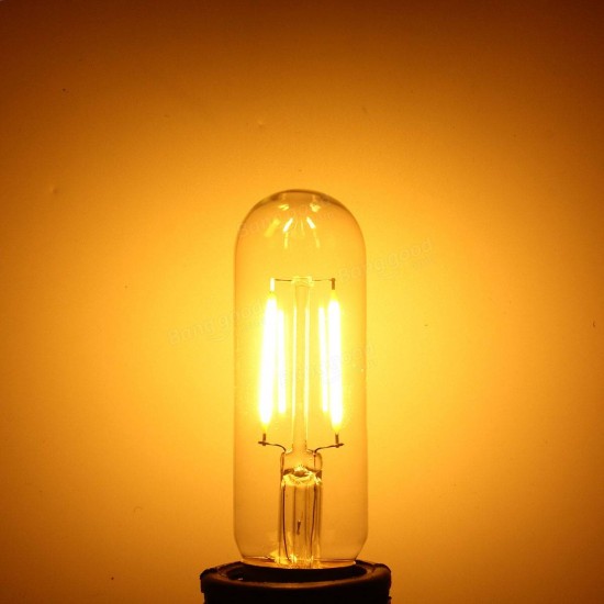 E27 4W T10 Retro Vintage Incandescent 800Lm Warm White Edison Lamp Bulbs AC110/220V