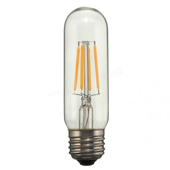 E27 4W T10 Retro Vintage Incandescent 800Lm Warm White Edison Lamp Bulbs AC110/220V