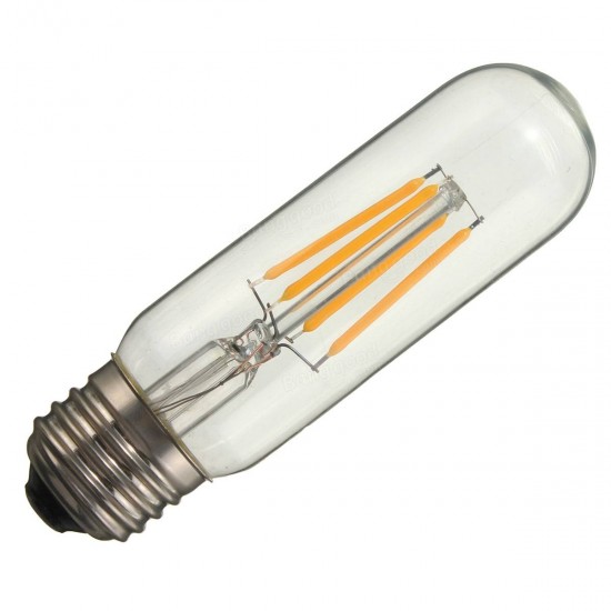 E27 4W T10 Retro Vintage Incandescent 800Lm Warm White Edison Lamp Bulbs AC110/220V