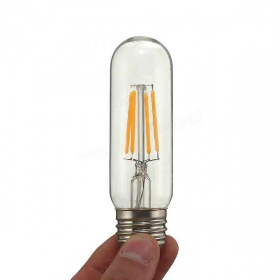 E27 4W T10 Retro Vintage Incandescent 800Lm Warm White Edison Lamp Bulbs AC110/220V