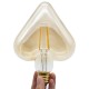 E27 4W Heart Shaped Non-dimmable LED COB Filament Light Bulb Edison Lamp Indoor Home Decor AC220V E27 4W Heart Shaped Non-dimmable LED COB Filament Light Bulb Edison Lamp Indoor Home Decor AC220V