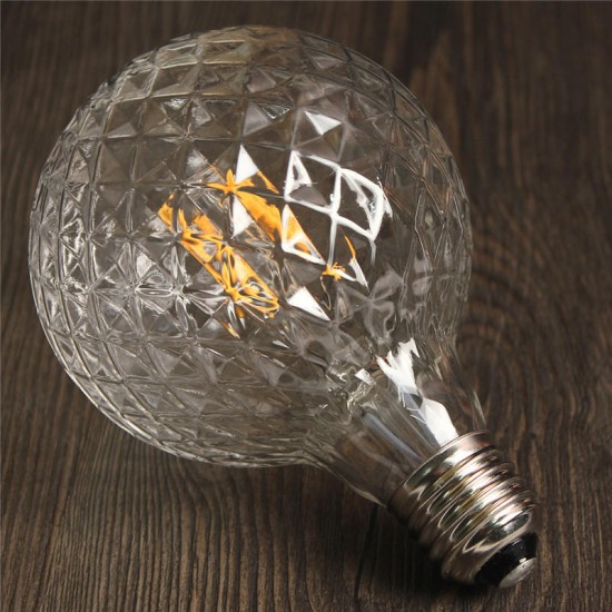 E27 4W Pineapple Vintage Antique Edison Filament COB LED Bulb Light Lamp 85-265V