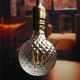 E27 4W Pineapple Vintage Antique Edison Filament COB LED Bulb Light Lamp 85-265V