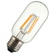 E27 4W T45 COB LED Vintage Antique Retro Edison Clear Glass Warm White Light Bulb AC 220V