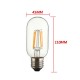 E27 4W T45 COB LED Vintage Antique Retro Edison Clear Glass Warm White Light Bulb AC 220V E27 4W T45 COB LED Vintage Antique Retro Edison Clear Glass Warm White Light Bulb AC 220V