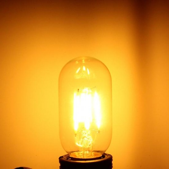 E27 4W T45 COB LED Vintage Antique Retro Edison Clear Glass Warm White Light Bulb AC 220V E27 4W T45 COB LED Vintage Antique Retro Edison Clear Glass Warm White Light Bulb AC 220V