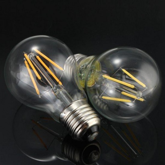 E27 4W White/Warm White COB LED Filament Retro Edison Bulbs 85-265V