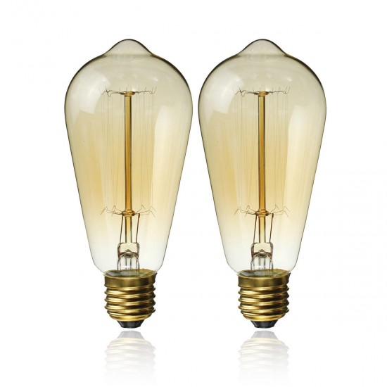 E27 60W Retro Vintage Industrial Style Filament Light Bulb Edison Lamp AC110V/220V