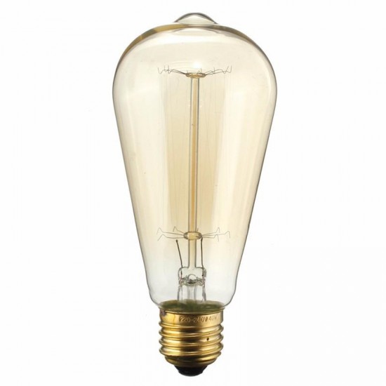 E27 60W Retro Vintage Industrial Style Filament Light Bulb Edison Lamp AC110V/220V