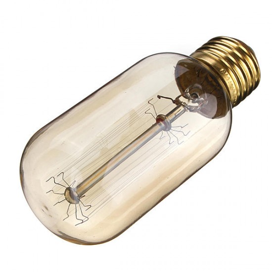 E27 60W Vintage Antique Edison Incandescent Bulb Clear Glass 220V/110V