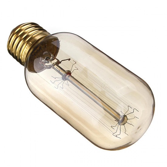 E27 60W Vintage Antique Edison Incandescent Bulb Clear Glass 220V/110V