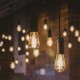 E27 6W Dimmable Warm White ST64 LED COB Vintage Retro Filament Edison Light Bulb AC220V