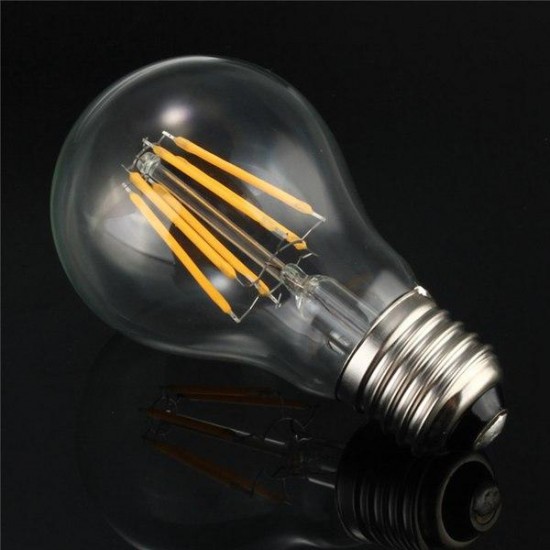 E27 6W White/Warm White COB LED Filament Retro Edison Bulbs 85-265V