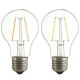 E27 A60 2W White/Warm White COB LED Filament Retro Edison Bulbs AC 220V