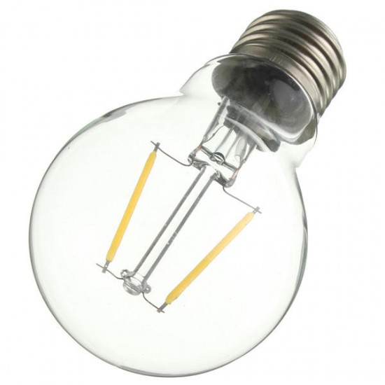 E27 A60 2W White/Warm White COB LED Filament Retro Edison Bulbs AC 220V