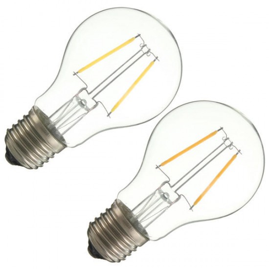 E27 A60 2W White/Warm White COB LED Filament Retro Edison Bulbs AC 220V E27 A60 2W White/Warm White COB LED Filament Retro Edison Bulbs AC 220V