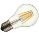 E27 A60 6W Warm White/ White Filament LED COB Dimmable Globe Bulb Lamp AC220V/110V