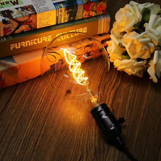 E27 Dimmable COB LED Vintage Retro Industrial Edison Lamp Indoor Lighting Filament Light Bulb AC220V