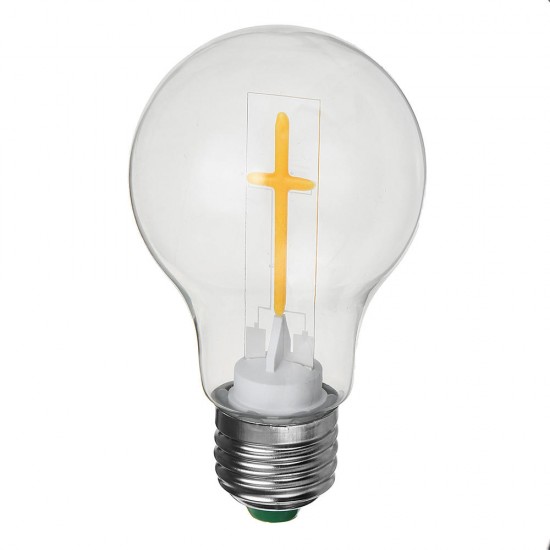 E27 E14 2W 4W A60 T45 ST64 Candle Pull Tail Warm White Cross Incandescent Light Bulb AC180-265V