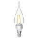 E27 E14 E12 B22 B15 2W Non-Dimmable Sliver Edison Pull Tail Incandescent Candle Light Bulb 110V