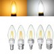 E27 E14 E12 B22 B15 4W 110V Silver Incandescent Candle Light Bulb Home Lighting Decoration